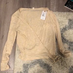 Off white Beachy wrap top